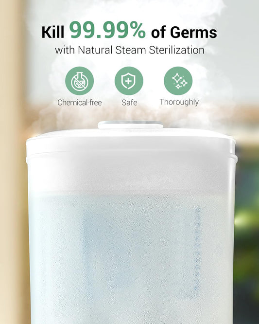 New HAUTURE Baby Bottle Sterilizer and Dryer Electric Steam Bottle Sanitizer 6 - in - 1 - Kidsy