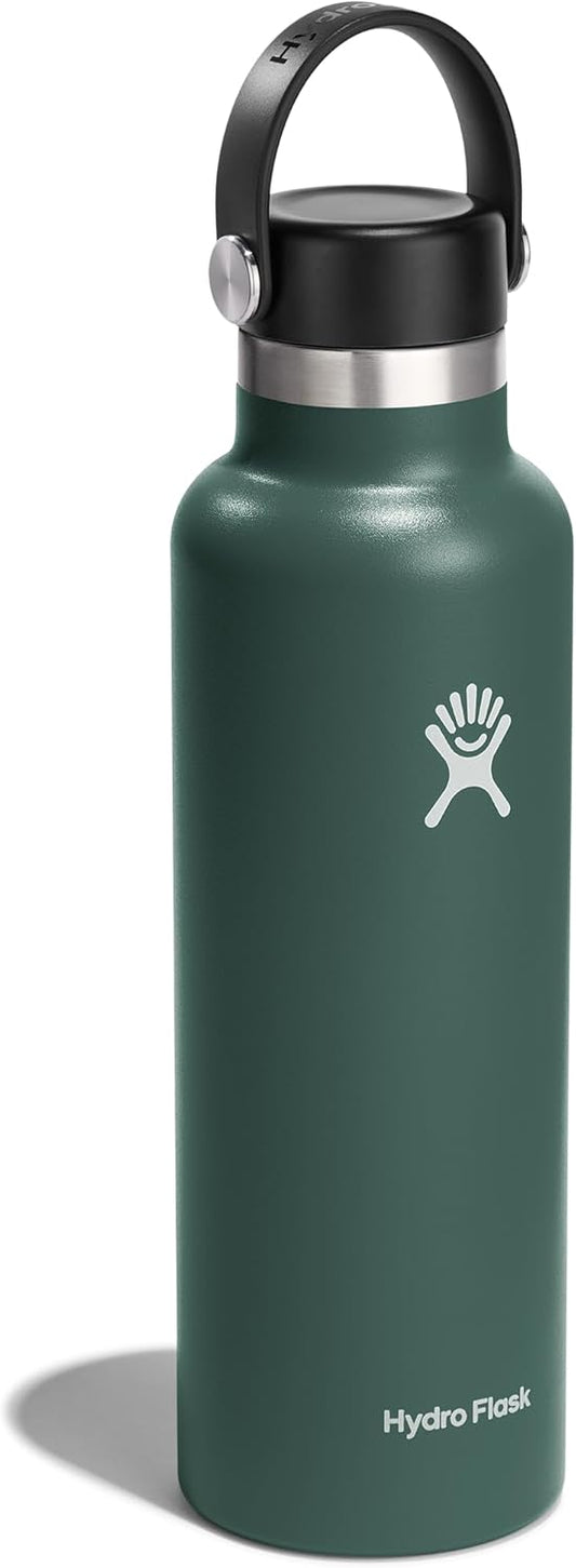 New Hydro Flask Insulated 21 oz Water Bottle (Fir Green) - Kidsy