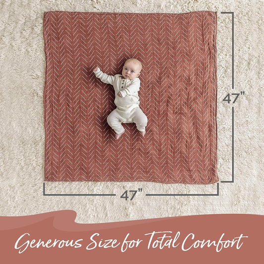 New Itzy Ritzy Breastfeeding Boss Multi-Use Cover 47” x 47” (Mudcloth) - Kidsy
