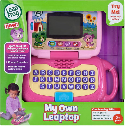 New LeapFrog My Own Leaptop Learning Toy (Pink) - Kidsy