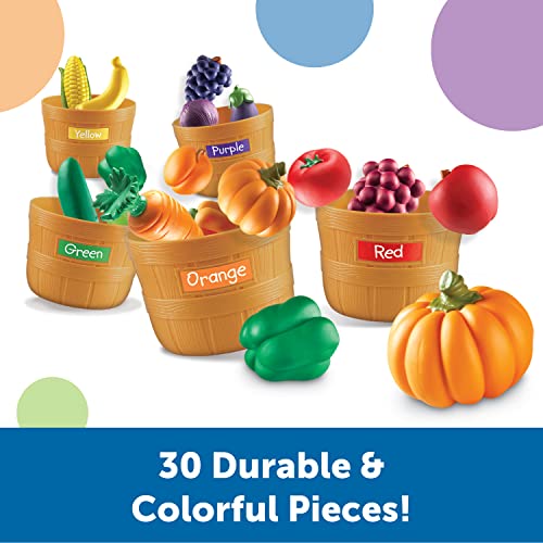 New Learning Resources Farmer’s Market Color Sorting Play Food Set - Kidsy