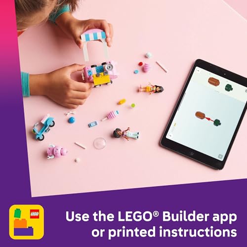 New LEGO Friends Cotton Candy Stand and Scooter Building Toy (42643) - Kidsy