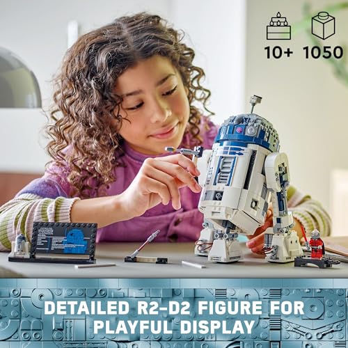 New LEGO Star Wars R2 - D2 Brick Built Droid Figure (75379) - Kidsy