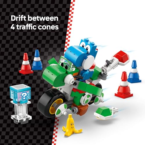 New LEGO Super Mario Mario Kart Yoshi Bike (72031) - Kidsy