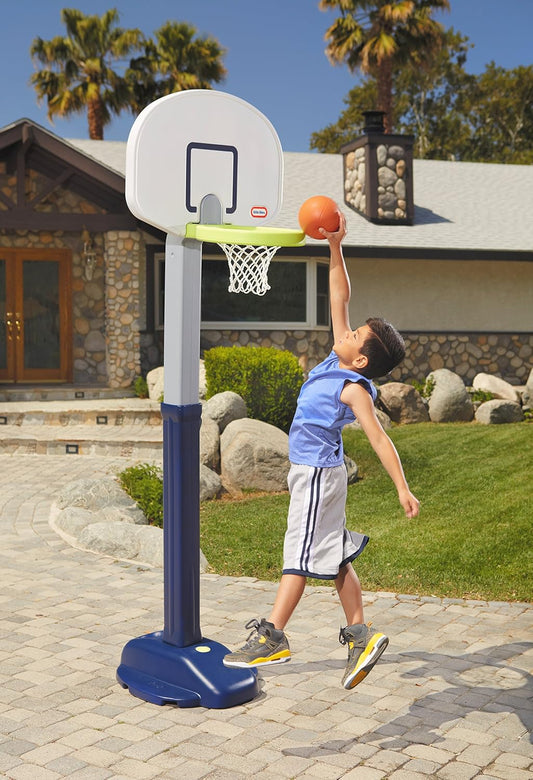 New Little Tikes Adjust and Jam Pro Basketball Set (Blue) - Kidsy