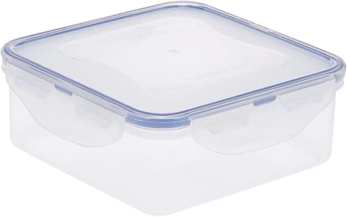 New LOCK & LOCK Easy Essentials Food Storage lids/Airtight containers, BPA Free, Square - 29 oz - for Veggies (Clear) - Kidsy