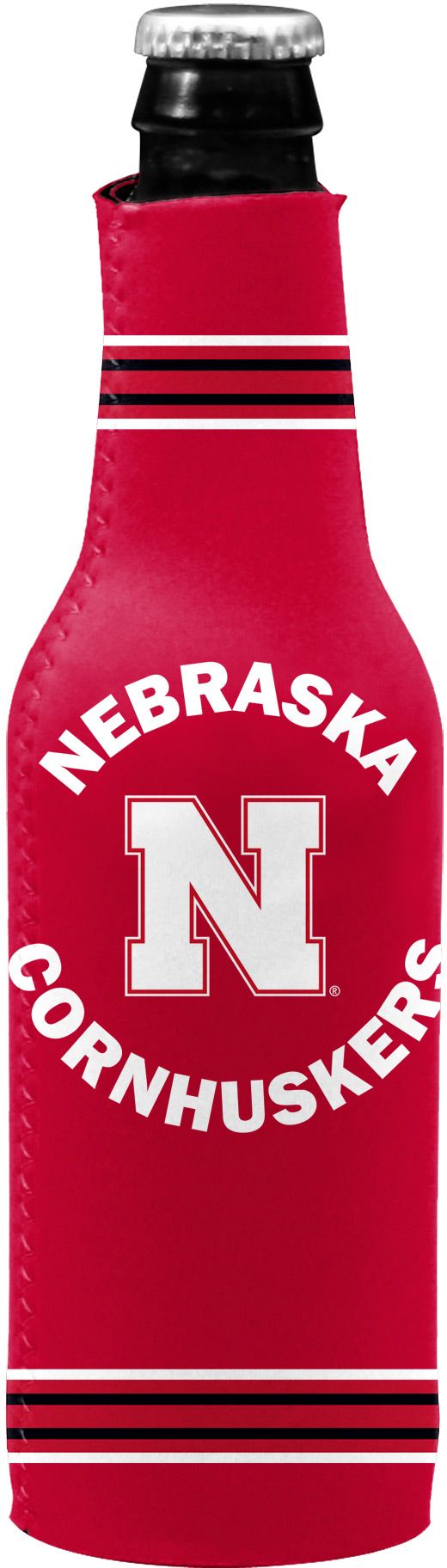 New Logo Brands NCAA Nebraska Cornhuskers Bottle Coozie, One Size, Team Color - Kidsy