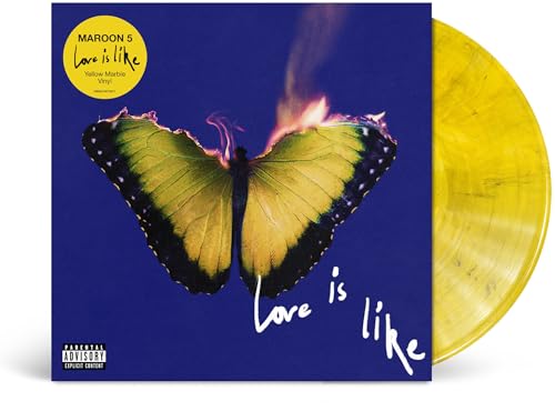 New Maroon 5 Love Is Like Yellow Marble Vinyl - Kidsy