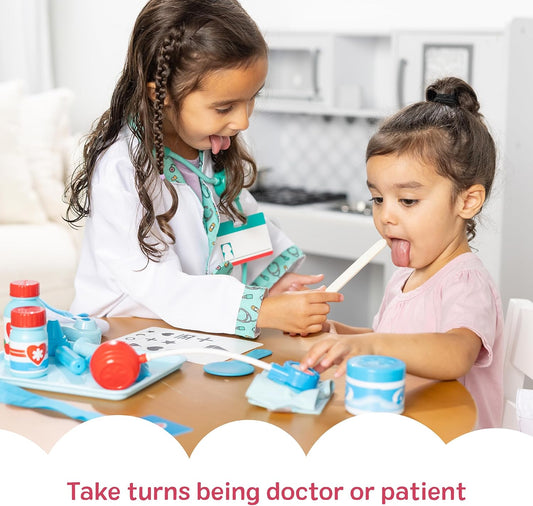 New Melissa & Doug Get Well Doctor Kit 25 - Piece Pretend Play Doctor Set - Kidsy