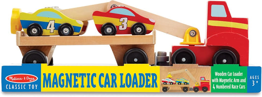 New Melissa & Doug Magnetic Car Loader Toy Set (5 Pieces) - Kidsy