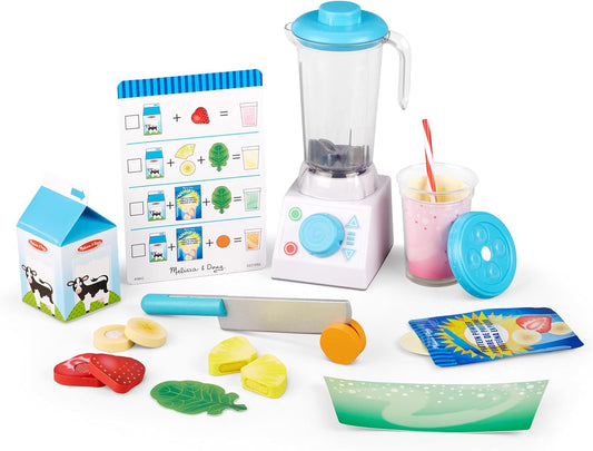 New Melissa & Doug Smoothie Maker Blender Play Set 22 Pieces - Kidsy
