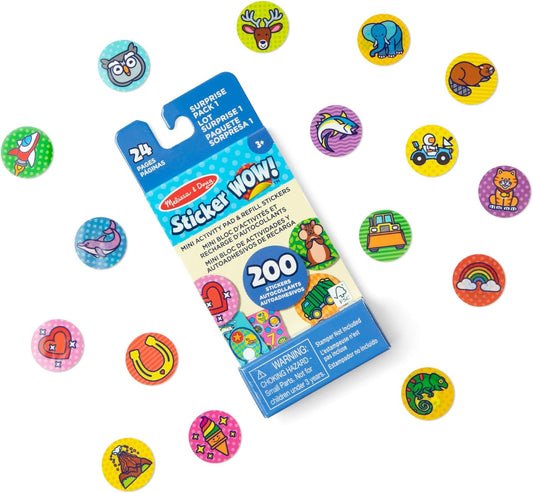 New Melissa & Doug Sticker Wow Mini Activity Pad with 200+ Stickers - Kidsy