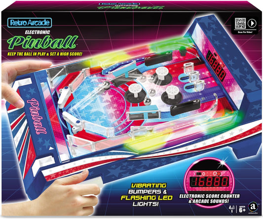 New Merchant Ambassador Retro Arcade Electronic Pinball Tabletop Game - Kidsy