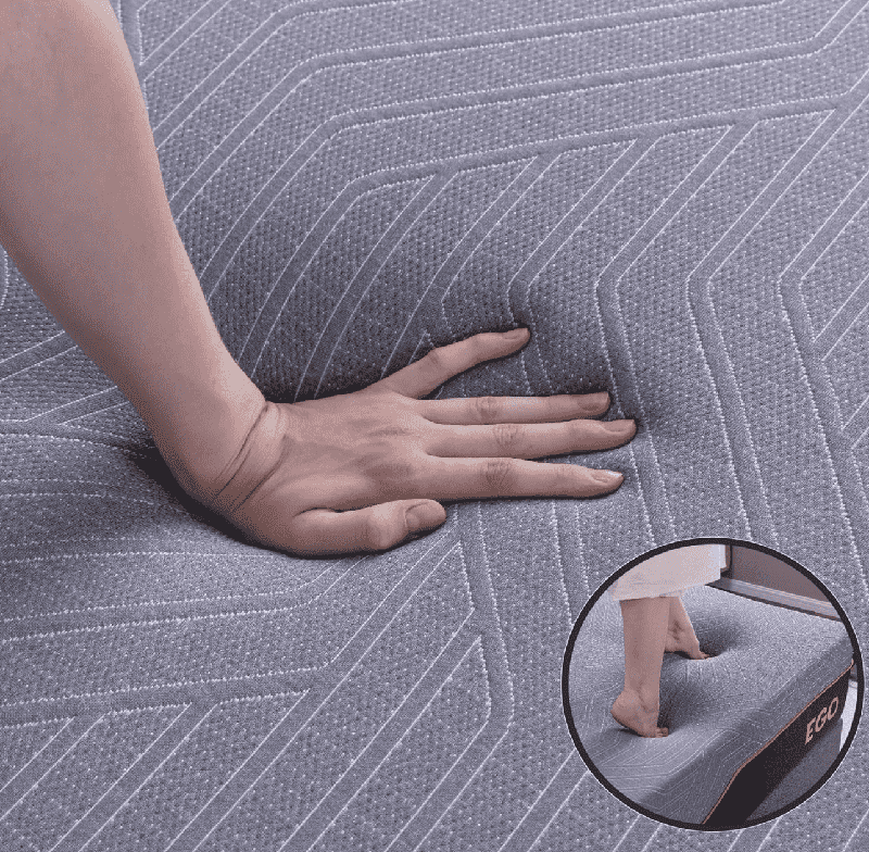 New Mlily White 12'' Copper Gel Memory Foam Mattress - Kidsy