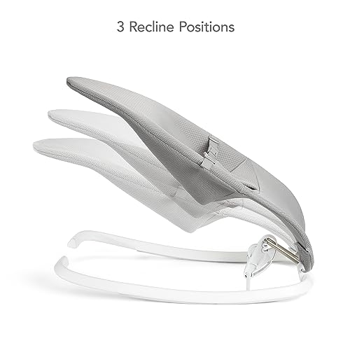 New Munchkin® Spring 2 - in - 1 Baby Bouncer & Rocker (Grey) - Kidsy