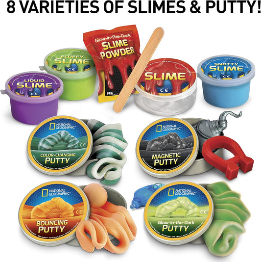 New National Geographic Mega Slime & Putty Lab Science Kit - Kidsy