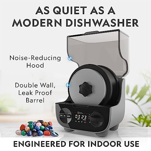 New National Geographic Platinum Series Rock Polisher Kit 2 lb Barrel - Kidsy