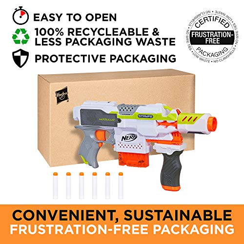 New Nerf Modulus Stryfe Motorized 6 Dart Blaster Toy - Kidsy