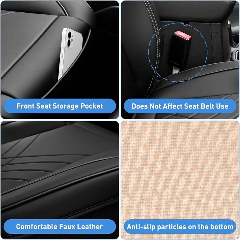 New Nilight Car Seat Cushion Cover (Black) - Kidsy