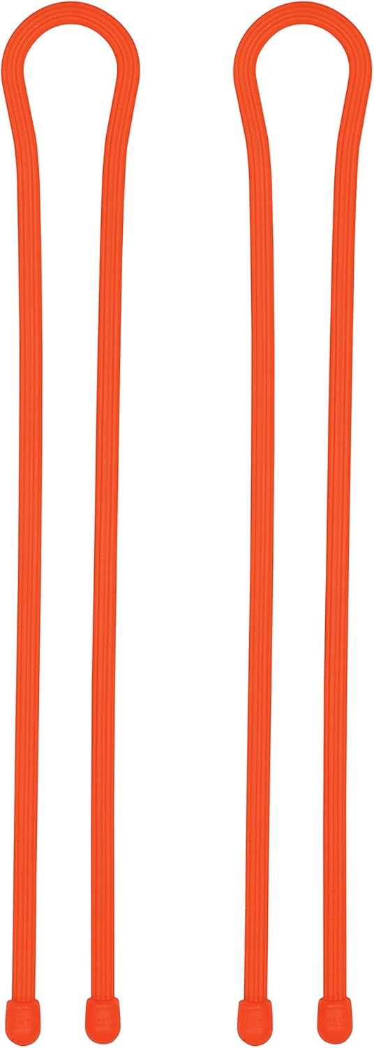 New Nite Ize Gear Tie 24 - Inch Reusable Rubber Twist Tie 2 - Pack (Bright Orange) - Kidsy