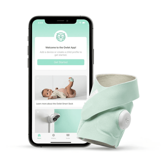 New Owlet Smart Sock 3rd Generation Baby Monitor (Mint) - Kidsy