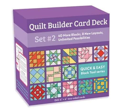 New Quilt Builder Card Deck Set 2 - Kidsy