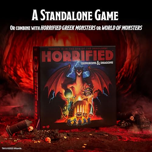 New Ravensburger Horrified: Dungeons & Dragons Cooperative Strategy Board Game - Kidsy