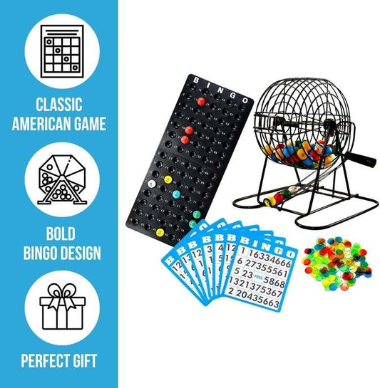 New Regal Games Deluxe Bingo Game Set (18 Card Set) - Kidsy
