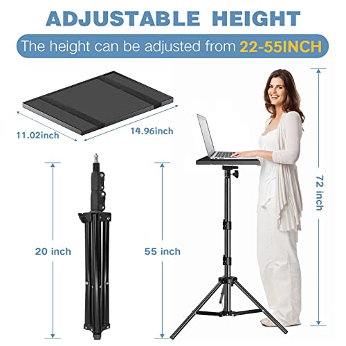 New Rehoseup Adjustable Projector & Laptop Stand (Black) - Kidsy