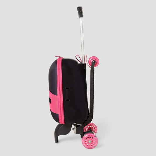 New Roll Rider Lightning Pink Kids Scooter Suitcase - Kidsy