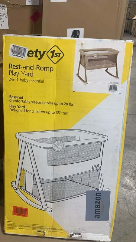 New Safety 1st Rest - and - Romp Play Yard (Dunes Edge) - Kidsy