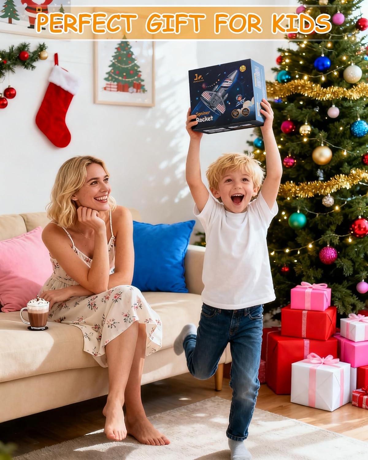 New SainSmart Jr. Motorized Rocket Launcher Toy (200 ft) - Kidsy