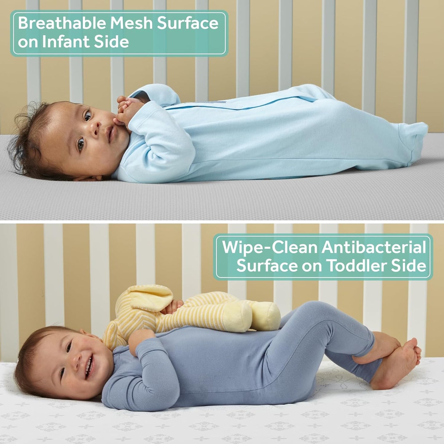 New Sealy Baby Airy Night Diamond Breathable Crib Mattress - Kidsy