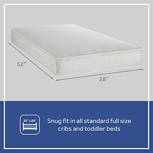 New Sealy Cozy Cool 2 - Stage Dual Firmness Waterproof Baby Crib Mattress & Toddler Bed Mattress - Kidsy