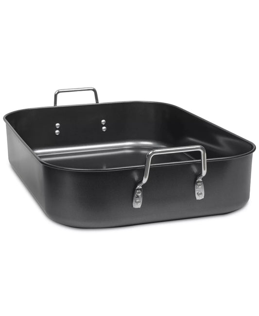 New Sedona Kitchen Carbon Steel Nonstick 21" Extra - Large Roaster with Rack - Kidsy