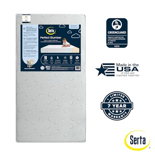 New Serta Perfect Slumber Dual Sided Crib & Toddler Mattress - Kidsy