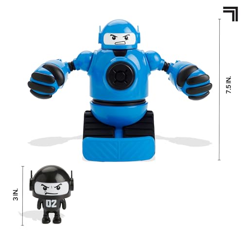 New Sharper Image Mecha Rivals RC Battle Robots (Blue/White) - Kidsy
