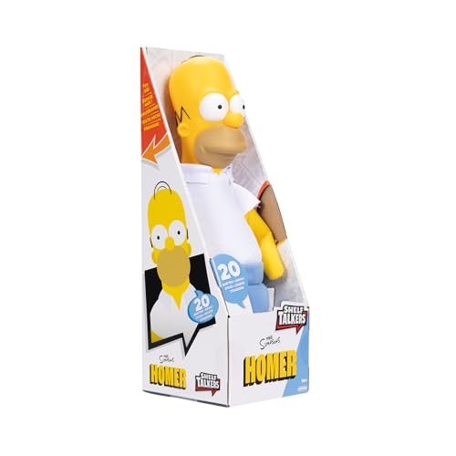 New Shelf Talkers The Simpsons Homer Talking Plush, 12" Collectible Toy - Kidsy