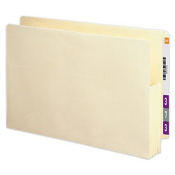 New Smead End-Tab File Pockets, Legal Size (8 1/2" X 14"), 3 1/2" Expansion, Manila, Box of 25 - Kidsy