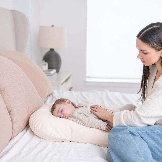 New Snugglekid Waterproof Baby Lounger Cover Organic Cotton (Off - White) - Kidsy