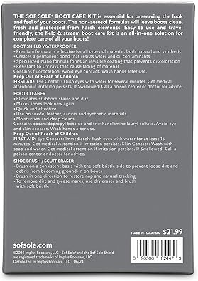 New Sof Sole Boot Care Kit with Waterproofer, Cleaner and Brush - Kidsy