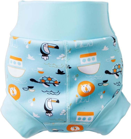 New Splash About Happy Nappy Swim Diaper, 6–12 Months (Noah’s Ark) - Kidsy