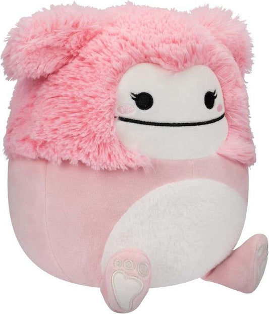 New Squishmallows 8" Brina Pink Bigfoot with Fuzzy Belly - Kidsy
