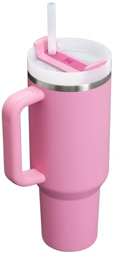 New Stanley Quencher H2.0 40 oz Tumbler with Handle (Peony) - Kidsy
