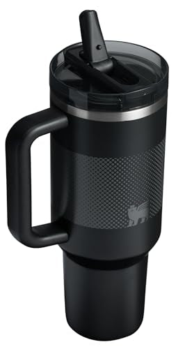 New Stanley Quencher ProTour Flip Straw Tumbler 40 Ounce (Black Fade) - Kidsy