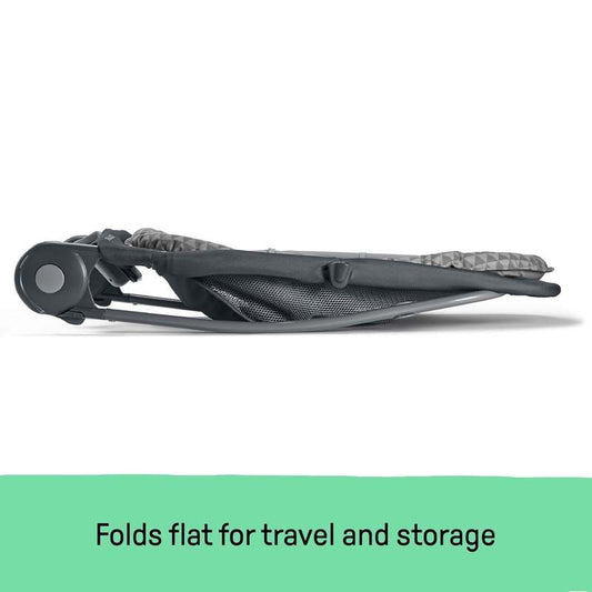 New Summer Infant 2 - in - 1 Bouncer & Rocker Duo (Gray and Teal) - Kidsy