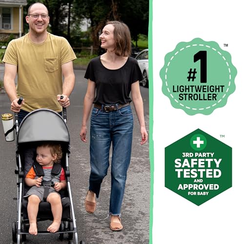 New Summer Infant 3Dlite Convenience Stroller, Lightweight Stroller (Gray) - Kidsy