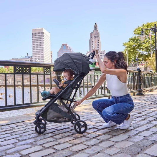 New Summer Infant Ingenuity 3Dquickclose CS+ Compact Fold Stroller (Black) - Kidsy