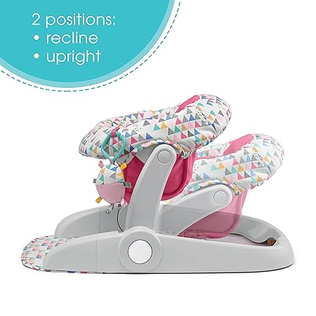 New Summer Infant Learn - to - Sit 2 - Position Floor Seat (Funfetti Pink) - Kidsy