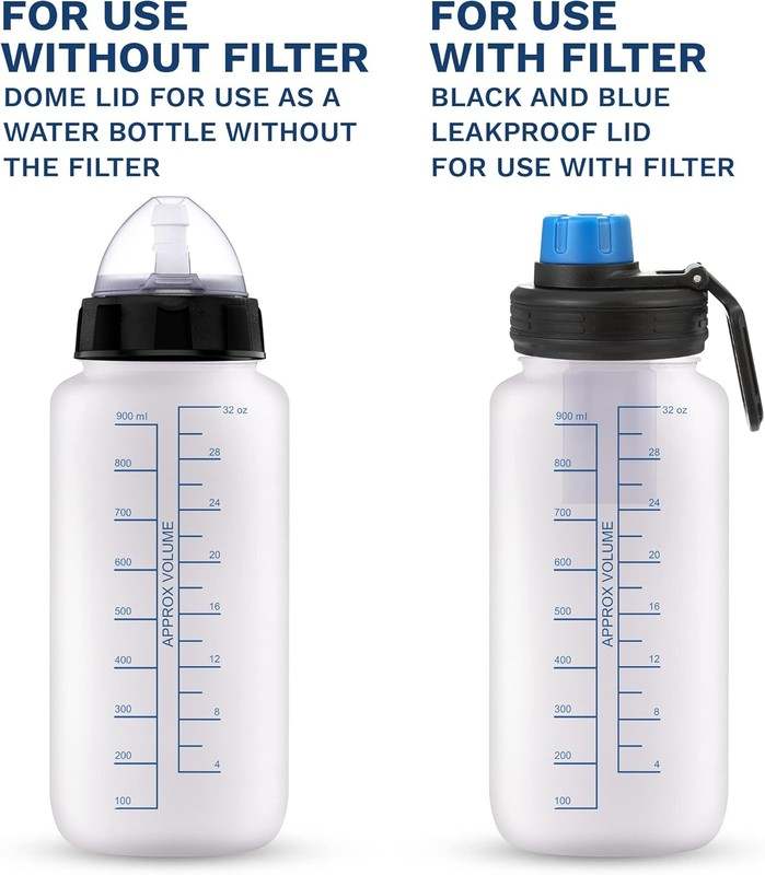 New Survivor Filter Bottle For Hiking/Camping/Running - Kidsy